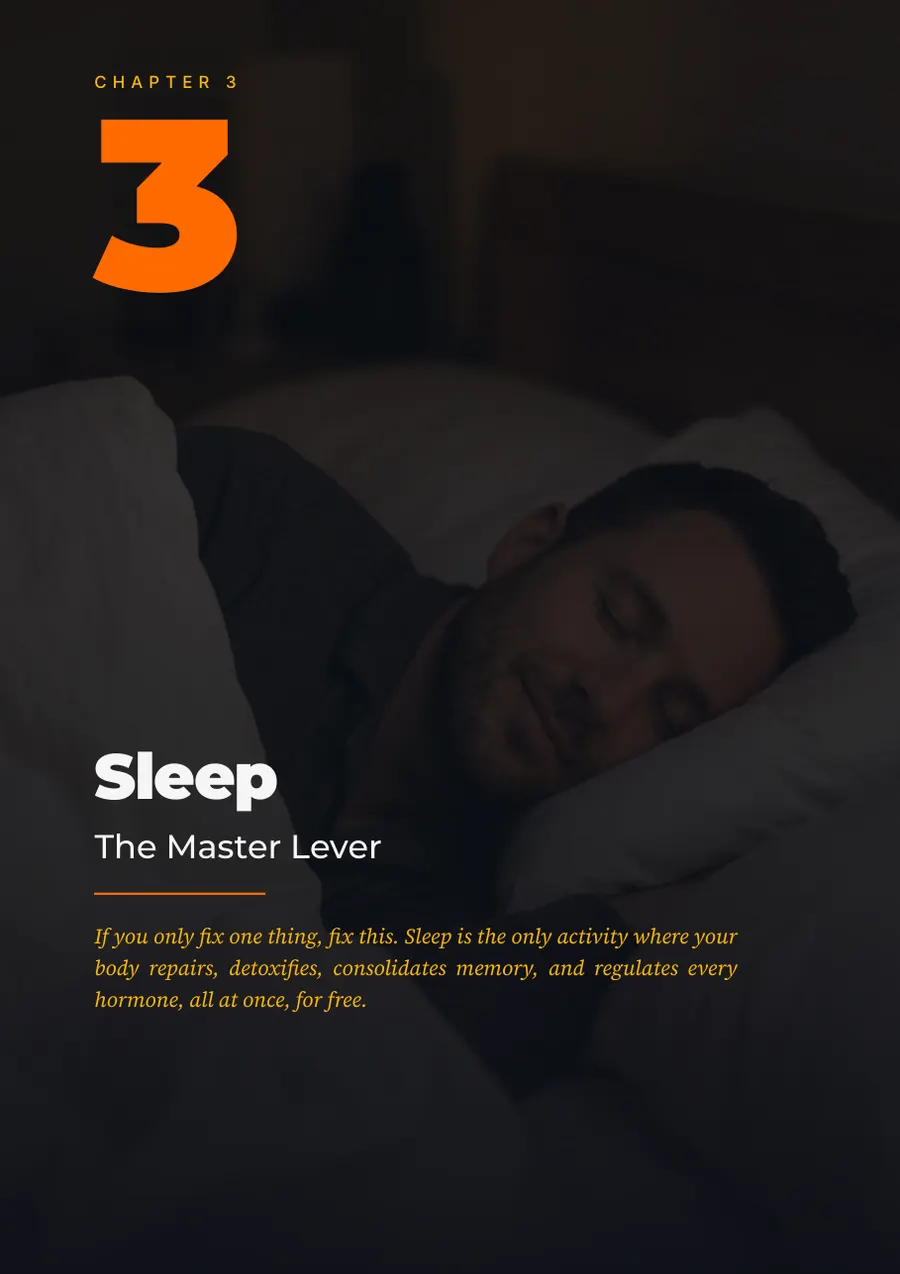 Chapter 3 opener: Sleep, the master lever