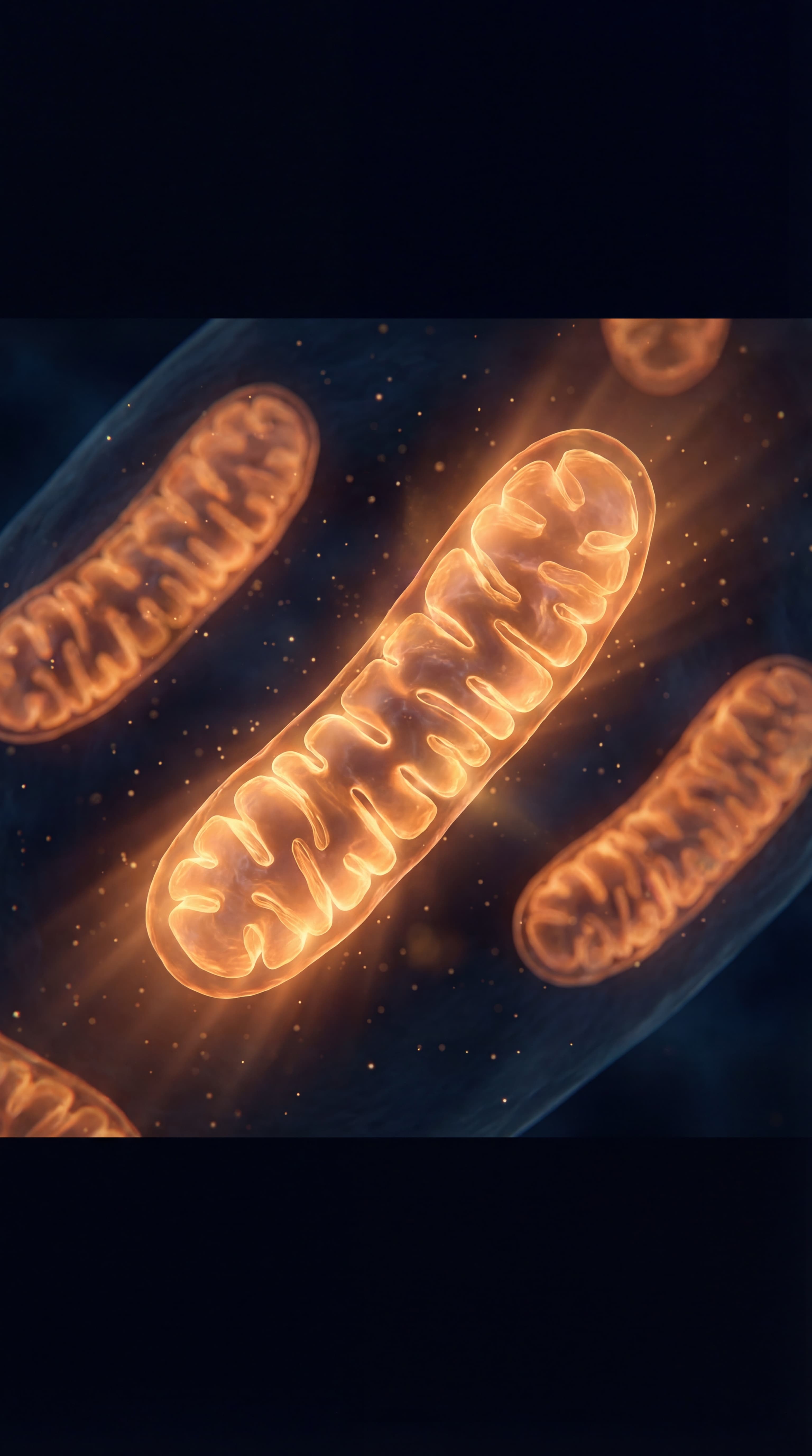 Glowing mitochondria — the powerhouse of every cell