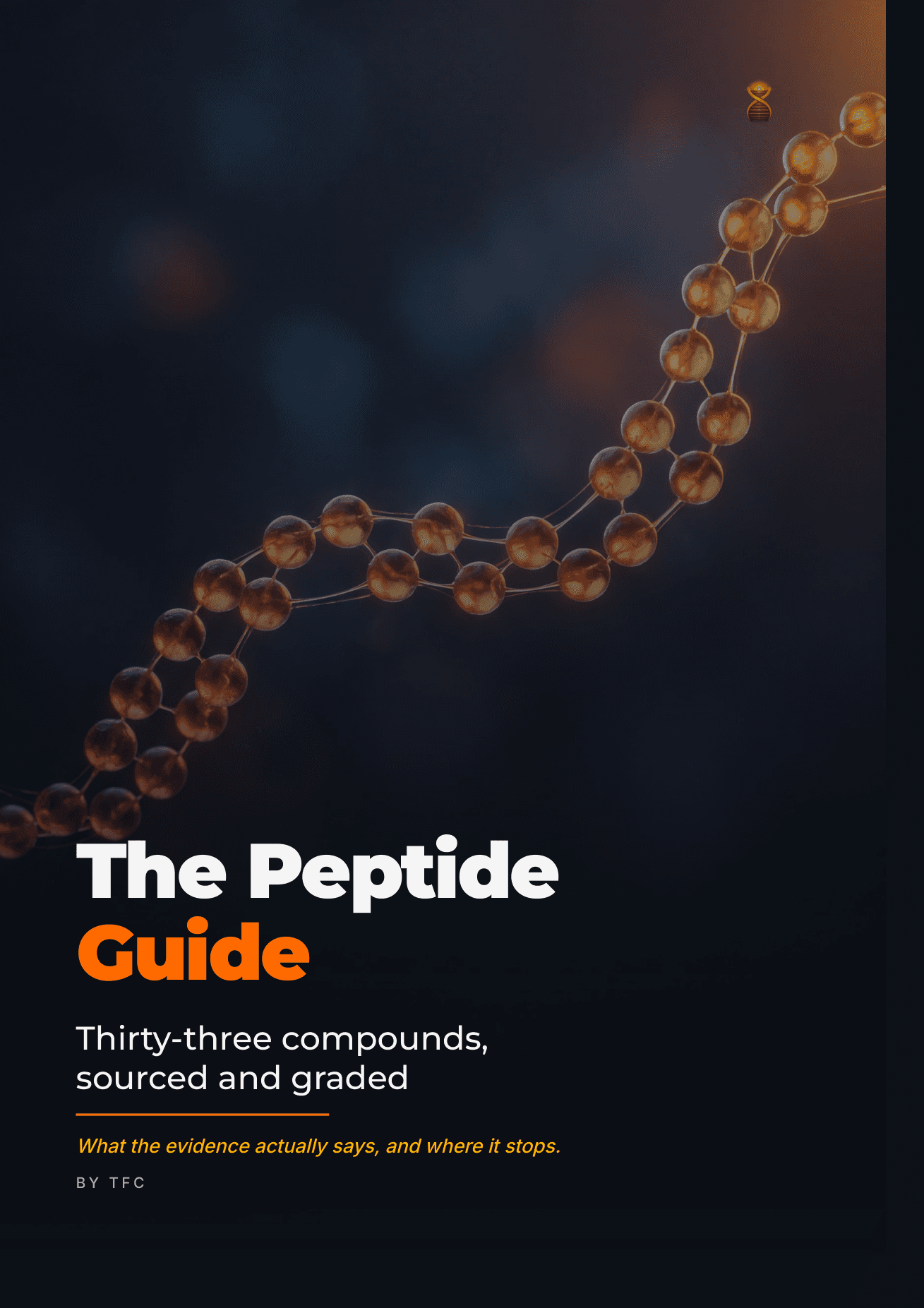 The TFC Peptide Guide cover
